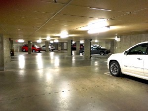 Underground secured parking